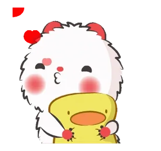 😘 mignon, animal, dessin animé, doux, ours whatsapp sticker