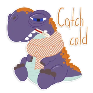 DinoMess telegram stickers