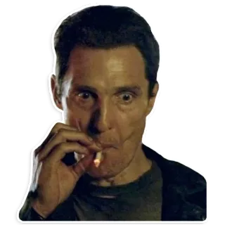 🚬 pria, rokok, merokok, aktor, potret whatsapp sticker