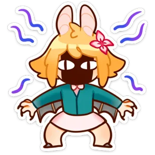 😡 アニメ, 漫画, 可愛い, キャラクター whatsapp sticker