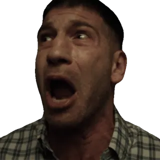 🤬 The Punisher mann, film, figur, jon bernthal, marvel whatsapp sticker
