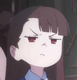 🤍 Anime, Arrabbiato, Frustrato, Confuso, Deluso, Cartone animato, Espressione telegram sticker