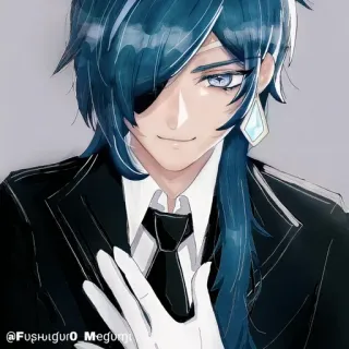 🔲 Kaeya Genshin Impact @Fushiguro_Megumi アニメ, 原神, ガイア telegram sticker