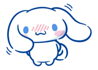 🐰 Cinnamoroll cartoon, dog, cute, anime, Sanrio telegram sticker