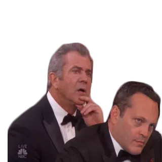 😒 Mel Gibson ator, celebridade, confuso, estrela de cinema telegram sticker