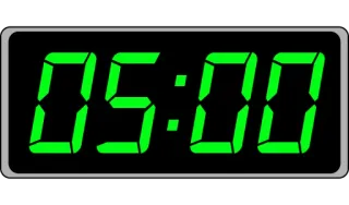 📟 05:00 clock, time, digital, 05:00 telegram sticker