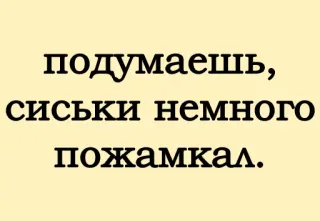 🖐 подумаешь, сиськи немного пожамкал. whatsapp sticker