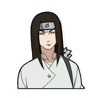 😑 Neji Hyuga Naruto Anime, Naruto, Personnage, Neji Hyuga, Ninja, Sticker telegram sticker