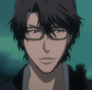😄 Sosuke Aizen Bleach anime, manga, aizen, glasses, villain telegram sticker
