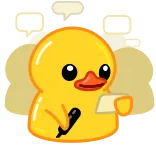 ✍️ duck telegram sticker