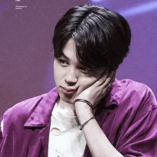 🎫 Jimin kpop, idol, bts, jimin, zanger, portret telegram sticker