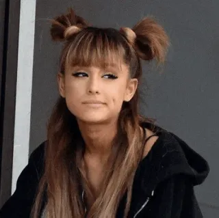 🍸 Ariana Grande Ariana Grande, zangeres, beroemdheid, portret, vrouw, beroemdheden whatsapp sticker
