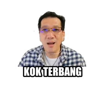 😭 KOK TERBANG telegram sticker