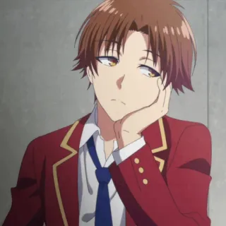 🎲 Ayanokoji Kiyotaka Classroom of the Elite Anime, Sala de Aula, Elite, Estudante, Kiyotaka whatsapp sticker