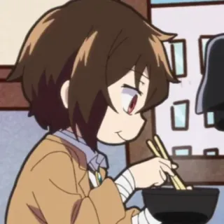 👀 anime, manga, eating, ramen, chopsticks telegram sticker