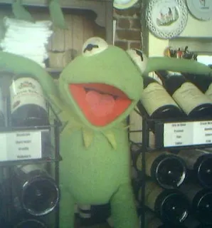 ☺️ Kermit Kermit la Rana, Muppets, rana, verde telegram sticker