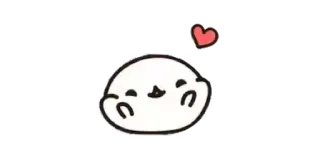 🌈 可爱, 爱心, 水滴, 卡哇伊, 简单, 卡通 telegram sticker