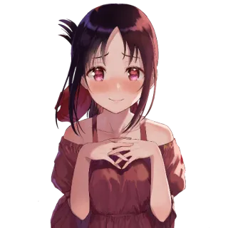 🌈 Kaguya Shinomiya Kaguya-sama: Love Is War Anime, Manga, Kaguya-sama, Love is War, mignon, fille, Shinomiya telegram sticker