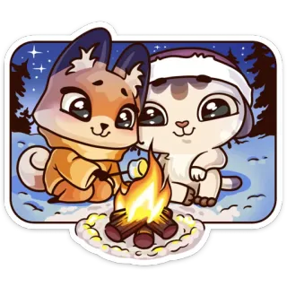 Вместе теплее :: @TgSticker telegram stickers