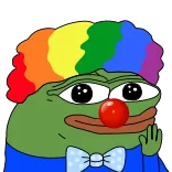 👋 Pepe the Frog เปเป้เดอะฟรอก, ตัวตลก, มีม, มีมอินเทอร์เน็ต, สติกเกอร์, อิโมติคอน telegram sticker