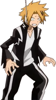 😳 Denki Kaminari My Hero Academia Anime, Personaje, Manga, Electricidad, Héroe telegram sticker