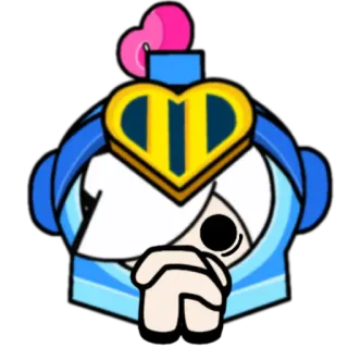 😨 Colette Brawl Stars 珂莱特, 荒野乱斗, 贴纸, 游戏, 角色 telegram sticker