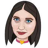 🤩 Аватар, Мультфильм, Голова, Женщина, Портрет telegram sticker