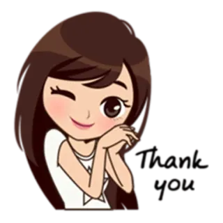 😉 desenho animado, menina, piscadela, fofo telegram sticker