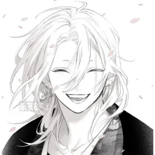 🪄 Anime, Manga, Personnage, Portrait, Sourire, Art whatsapp sticker