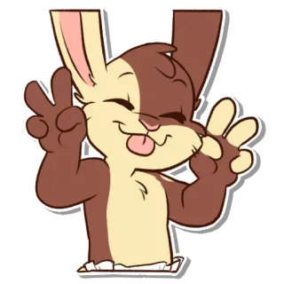 😋 rabbit telegram sticker