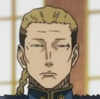 🖤 Langris Vaude Black Clover ラングリス・ヴォード, ブラッククローバー, アニメ, マンガ, キャラクター, 表情 telegram sticker