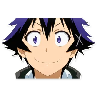 🙂 Anime, Manga, Cartone animato, Personaggio, Faccia, Adesivo telegram sticker