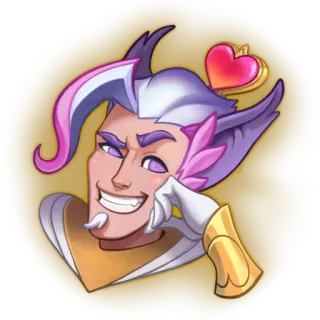 Gestos LoL telegram stickers
