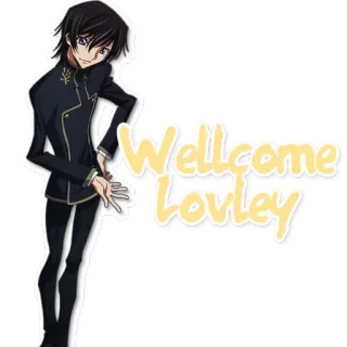 ✋ Wellcome Lovley telegram sticker