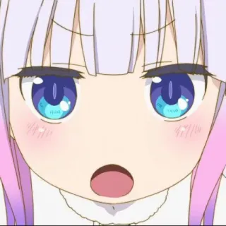 🍥 Kanna Kamui Miss Kobayashi's Dragon Maid Anime, Drachenmädchen, Süß, Manga, Kanna, Kanna Kamui telegram sticker