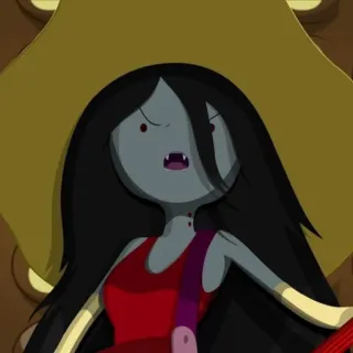 🖤 Marceline Adventure Time cartoon, marceline, adventure time, vampire, character whatsapp sticker