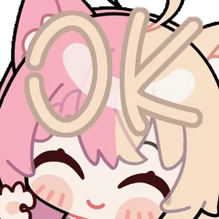 👍 Milkie Way Vtuber OK telegram sticker