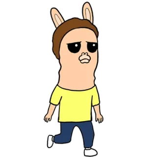 😯 Morty Smith Rick and Morty морти, рик и морти, мультфильм, смешной, персонаж whatsapp sticker