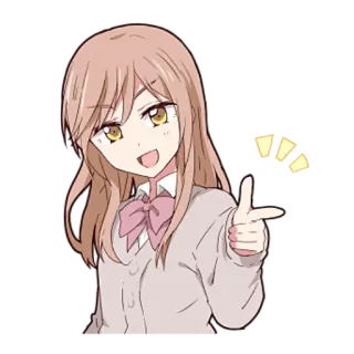 Дерзкая-тян @nyasticks whatsapp stickers