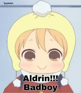 🦖 Aldrin!!! Badboy Anime, Kreskówka, Słodkie, Dziecko, Postać telegram sticker