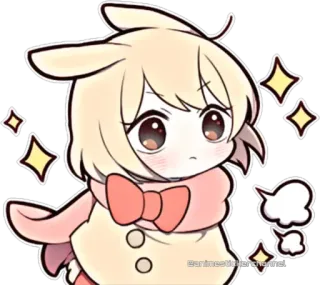 😤 Anime, Chibi, Niedlich, Kawaii, Funkeln, Cartoon, Manga telegram sticker