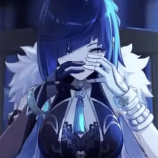 🔍 Yelan Genshin Impact Genshin Impact, เย่หลาน, วิดีโอเกม, ตัวละคร telegram sticker