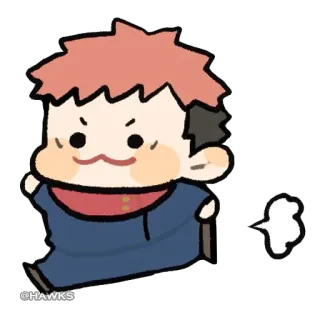 🏃‍♂️ @HAWKS Anime, Chibi, Cartoon, Rennen, Süß telegram sticker