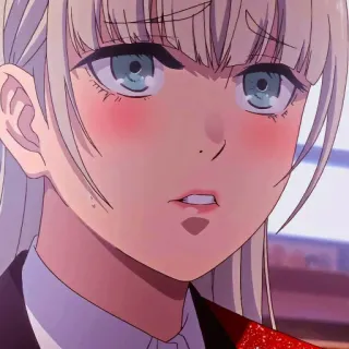 😚 Mary Saotome Kakegurui anime, manga, gambling, school, kakegurui, mary saotome telegram sticker