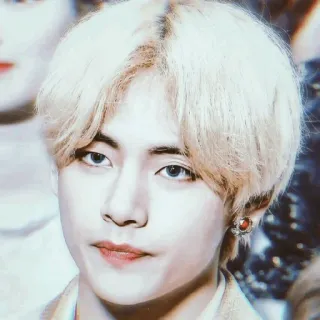 ❕ V V, BTS, Kpop, Idol, Sänger, Promi telegram sticker