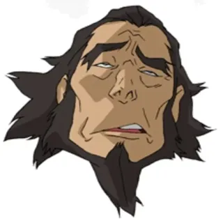 😪 Amon Avatar: The Legend of Korra Amon, Avatar, La Légende de Korra, Personnage de dessin animé, Masque, Méchant telegram sticker