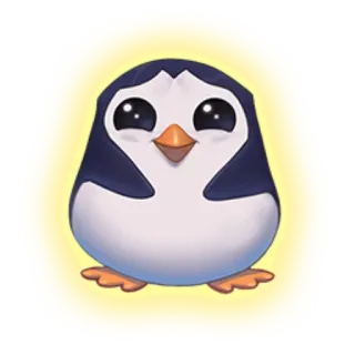😟 pinguino, carino, animale, adesivo, cartone animato telegram sticker