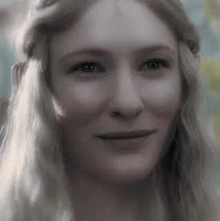 💍 Galadriel The Lord of the Rings Galadriel, O Senhor dos Anéis, elfo, fantasia, mulher whatsapp sticker