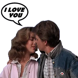 🥰 I LOVE YOU love, kiss, couple, romance telegram sticker