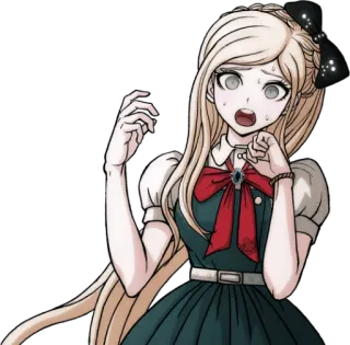 😨 Sonia Nevermind Danganronpa Аниме, Страх, Danganronpa, Сондам, Соня Невермайнд, Принцесса telegram sticker